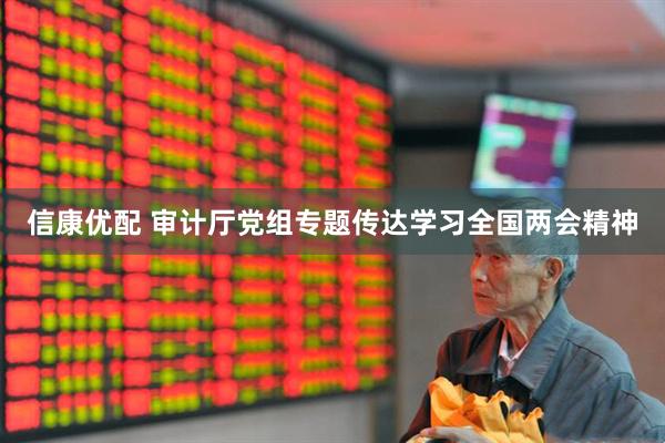 信康优配 审计厅党组专题传达学习全国两会精神